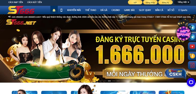 68gamebai reviews Nhà cái ST666 là sân chơi đình đám được giới cược thủ tin cậy