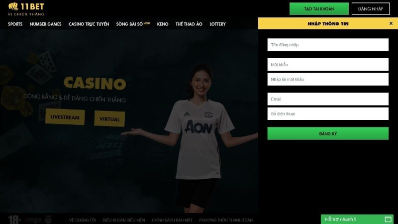 68gamebai reviews Cách đăng ký tài khoản tại nhà cái 11bet vô cùng nhanh chóng