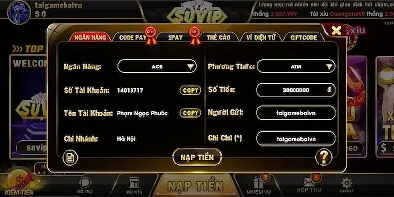 68gamebai reviews Tân thủ cần nắm được thao tác nạp tiền đơn giản