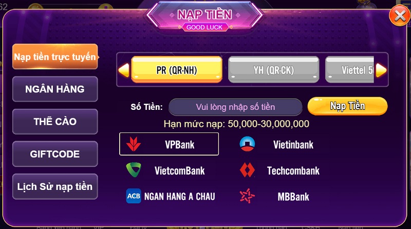 68gamebai reviews Nạp tiền để có quyền trải nghiệm các tựa game