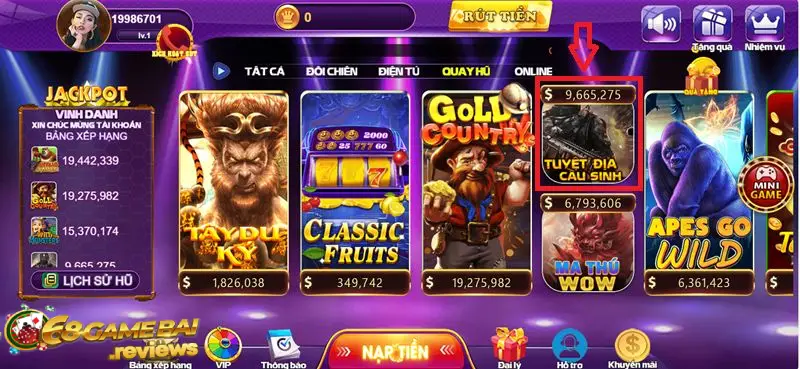 68gamebai reviews Biểu tượng tuyệt địa cầu sinh 68 game bài dễ tìm ở sảnh Quay hũ