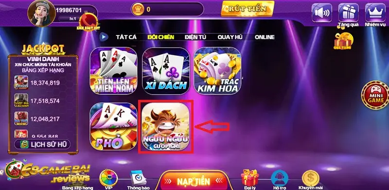 68gamebai reviews Nhấn chọn ngưu ngưu cướp cái 68 game bài và trải nghiệm